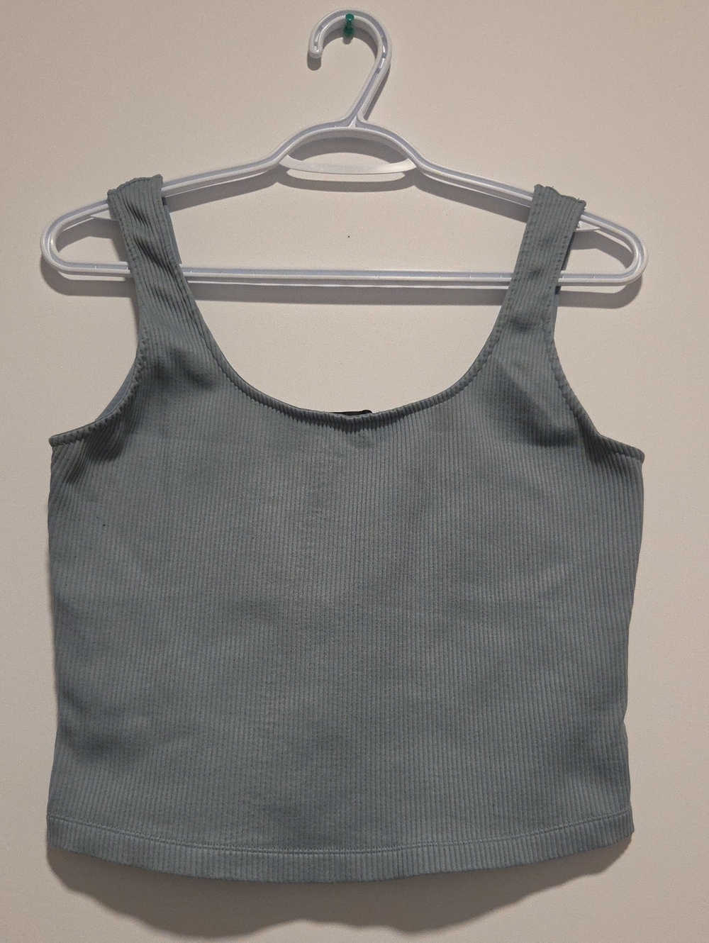 Dynamite Ribbed Scoop Crop Tank
